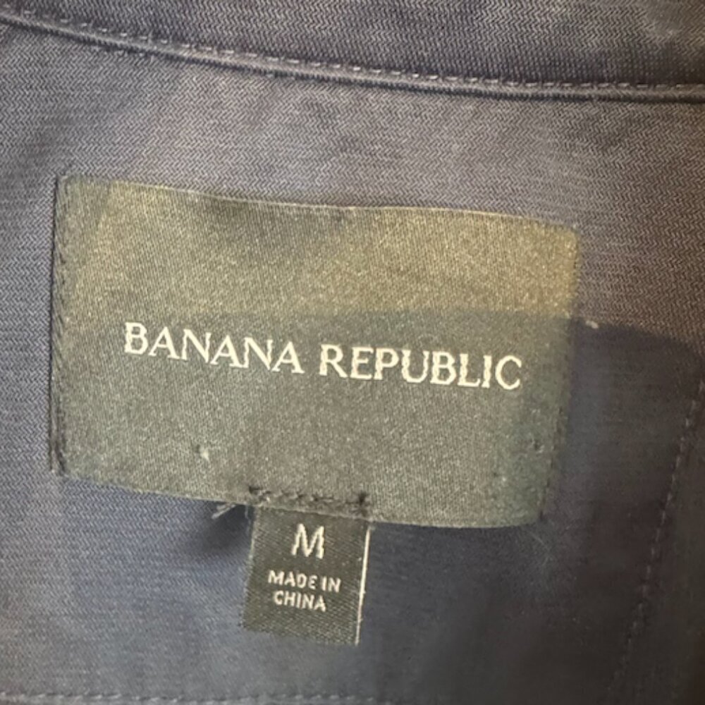 Banana Republic Vintage Bomber Jacket Size Medium - Picture 4 of 4